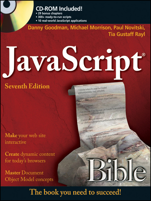 Title details for JavaScript Bible by Danny Goodman - Available